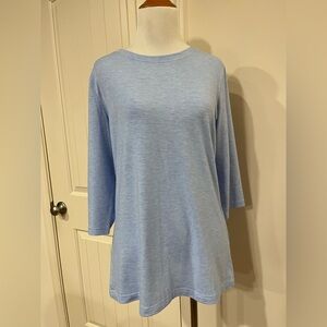 Sky Blue Long Sleeve Women's Top